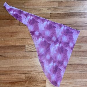 Sarong purple tie dye